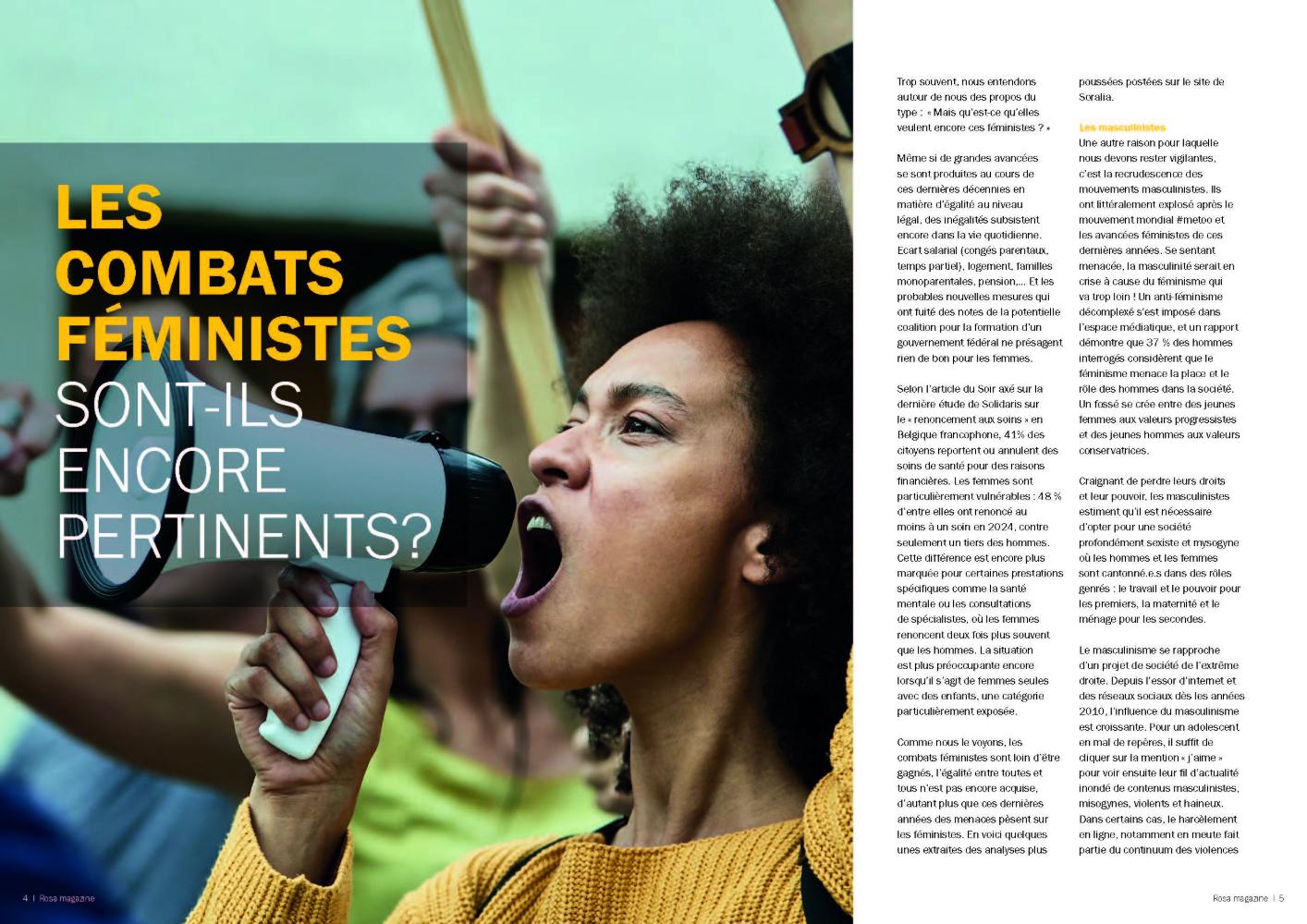 Les combats féministes sont-ils encore pertinents?