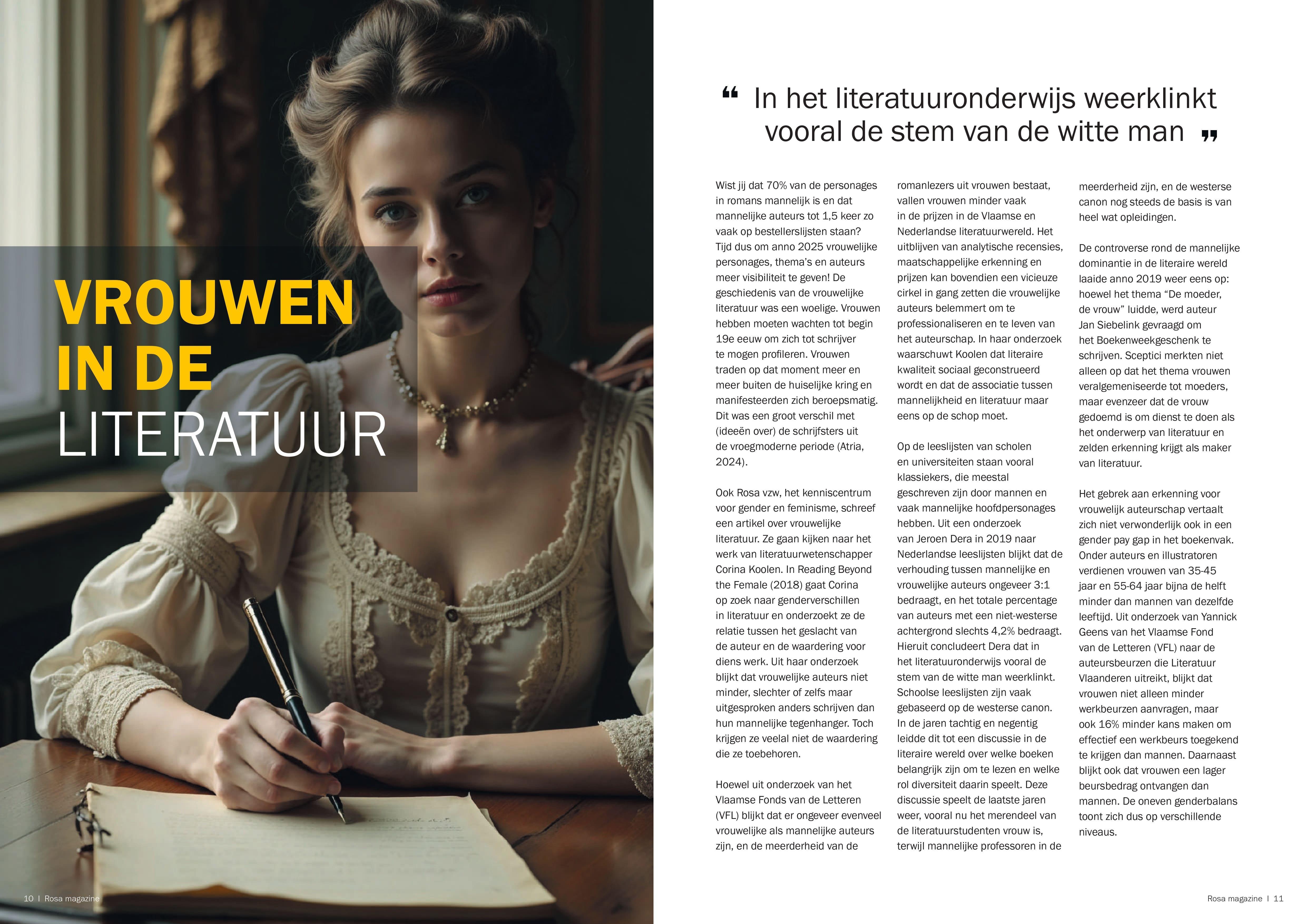 Pagina van het magazine
