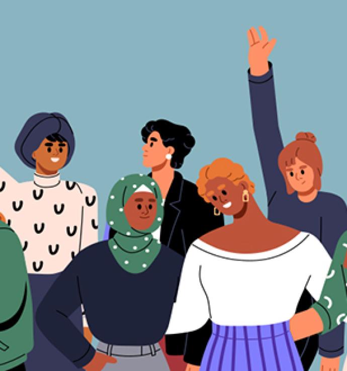 Women together solidarity