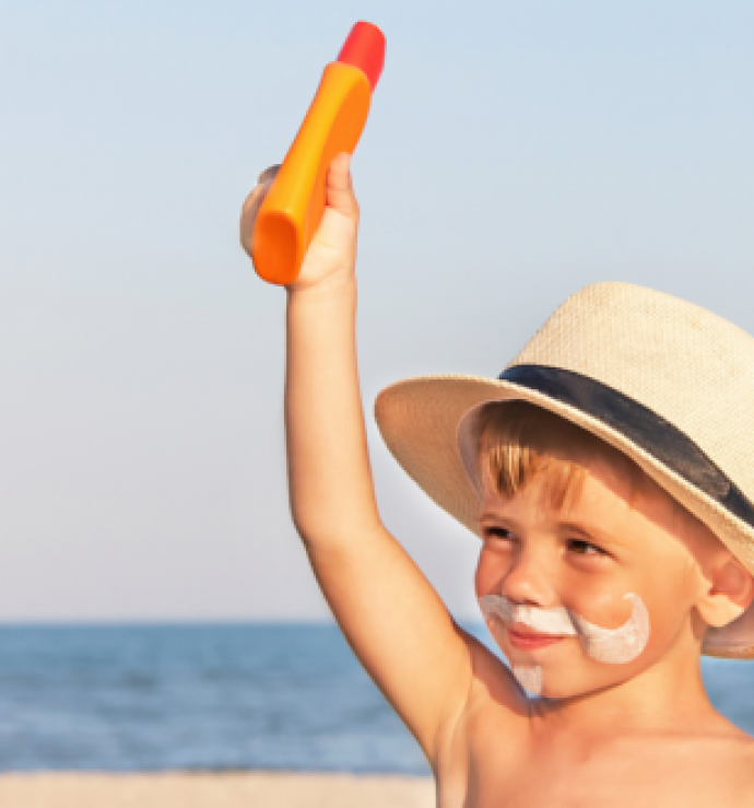 kind zonnecreme