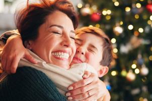 family hug