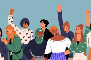 Women together solidarity