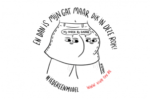 gat te dik in rok